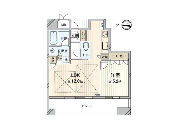 ローレルタワーサンクタス梅田 間取図