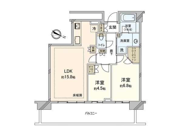 Brillia Tower 箕面船場 TOP OF THE HILL 間取図