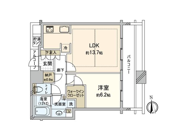 シティタワー西梅田 間取図