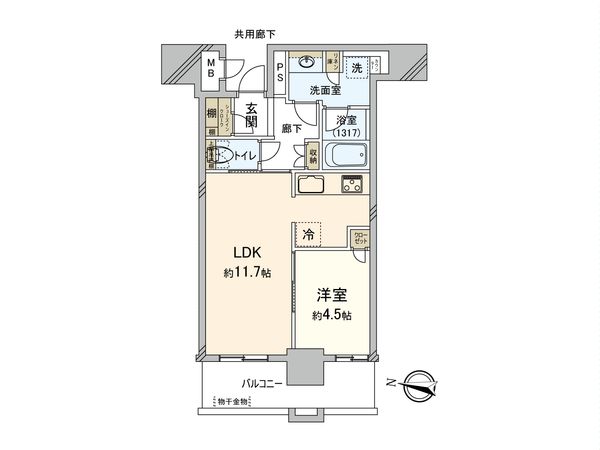 ブランズタワー梅田North 間取図