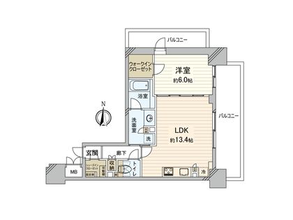 ザ・パークハビオ天満橋 間取図