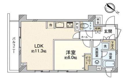 ガーデンパーク下馬 間取図