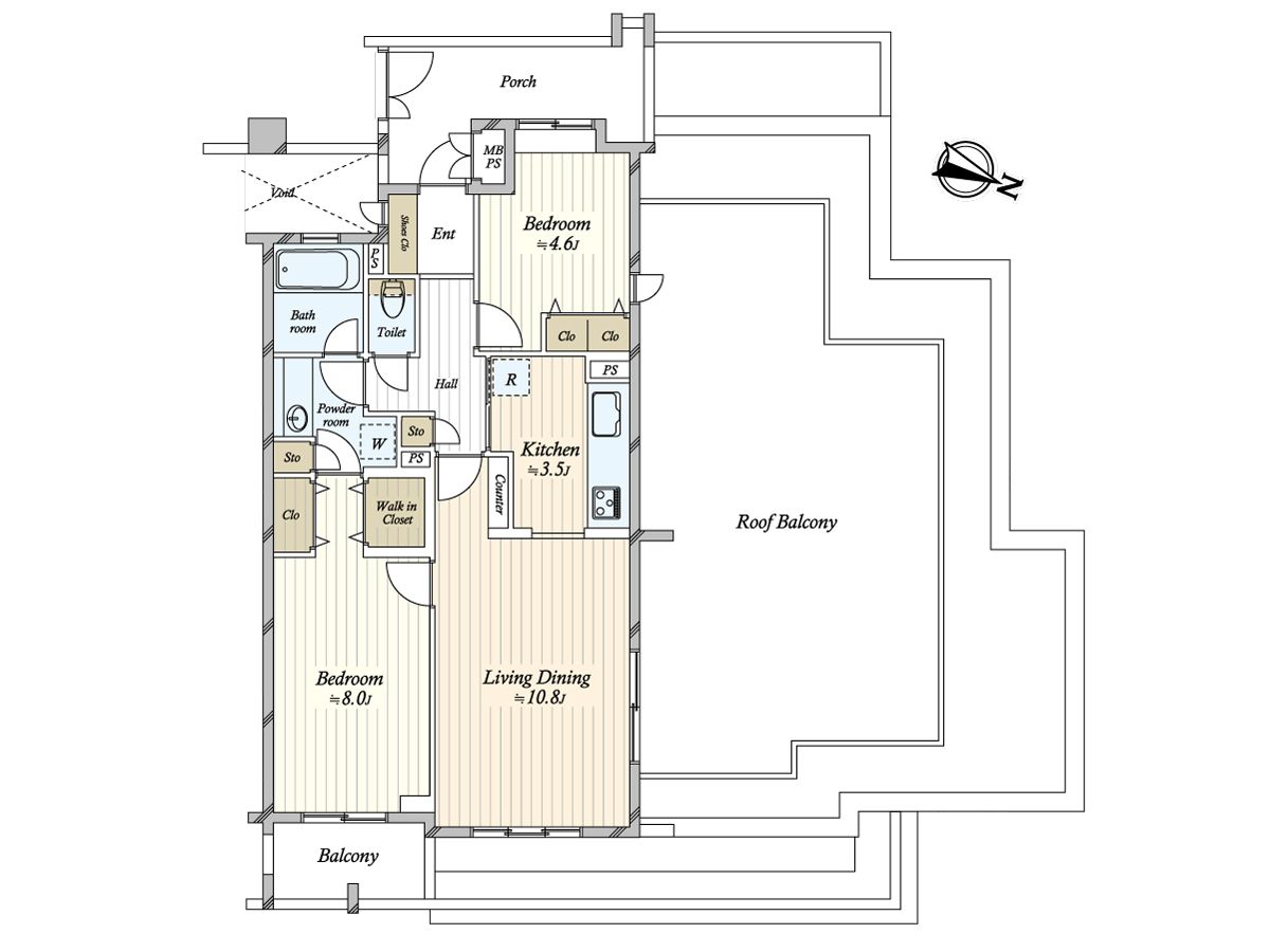 ライオンズガーデン馬事公苑 間取図
