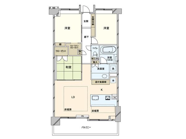 ヒルズ用賀 TOKYO U CITY 間取図