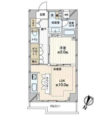 フィール i 松濤 間取図(平面図)