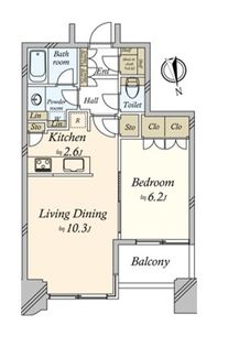 青山パークタワー 間取図