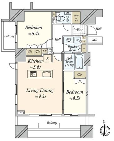 間取図(平面図)