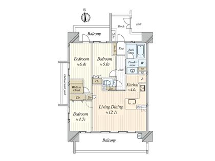 間取図(平面図)