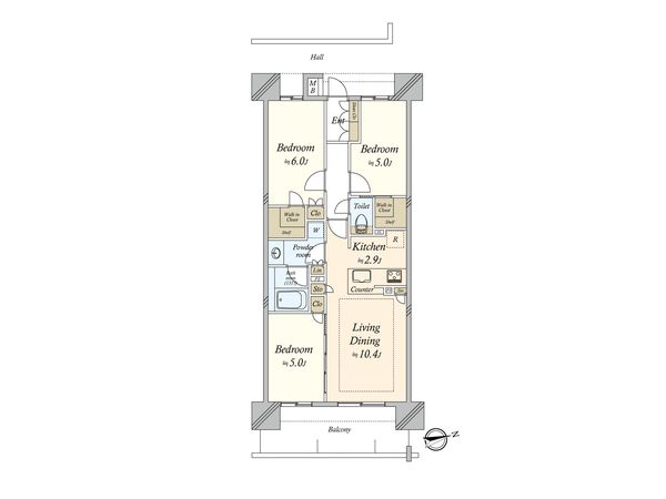 間取図(平面図)