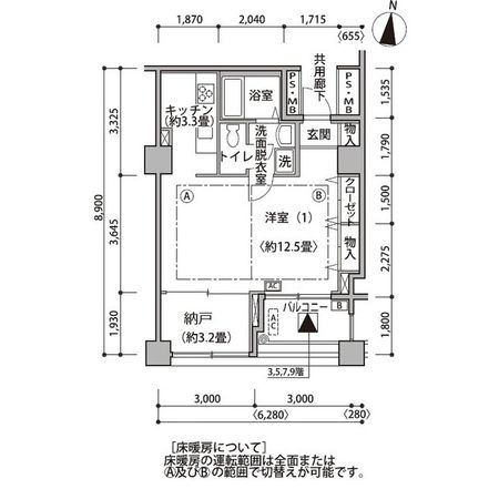 東雲キャナルコートCODAN15号棟 間取図(平面図)