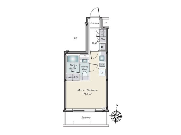 パークリュクス清澄白河 間取図