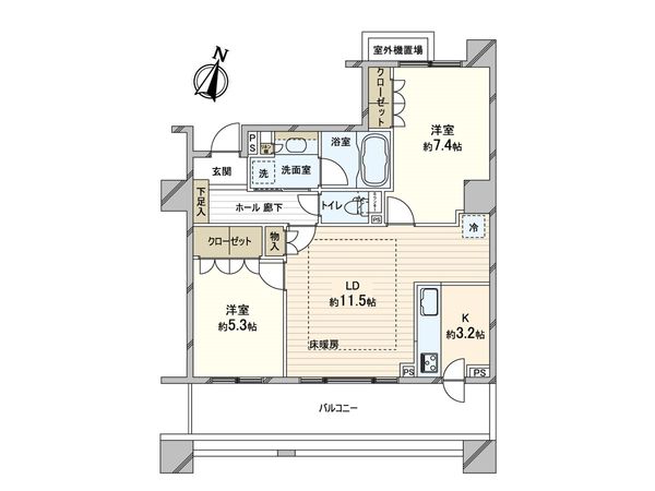パークホームズ大通公園南 間取図