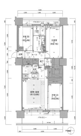 札幌桑園ミッドテラスステーションサイド 間取図