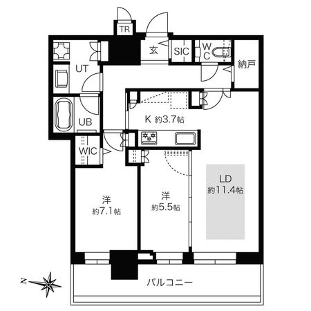 ONE札幌ステーションタワー 間取図