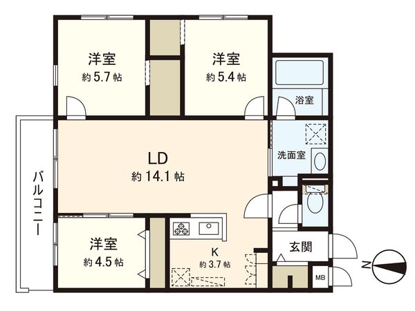 間取図(平面図)