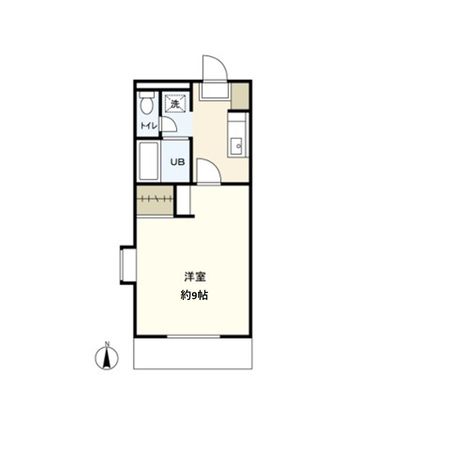 間取図（南側バルコニー付き）南西角住戸♪