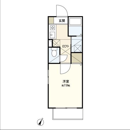 RC造2階バルコニー付き南西角住戸♪ロフト付き♪エアコン・照明完備♪ペット相談可（猫OK、犬不可）♪