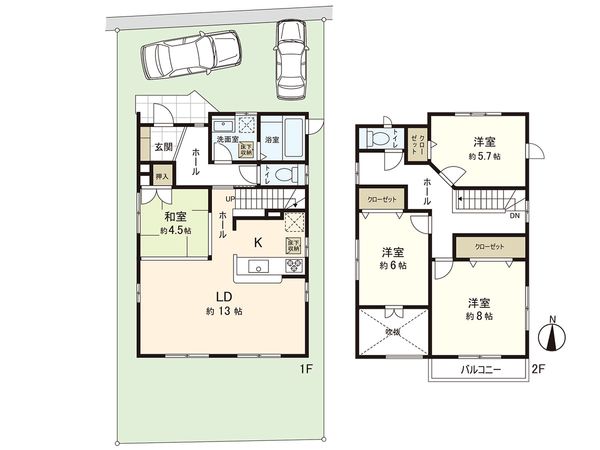 錦町1丁目戸建 間取図