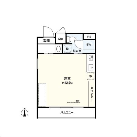 2階部分♪南向きバルコニー付き♪オートロック♪
