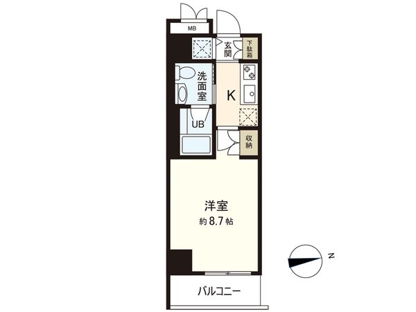 レジデンス仙台駅東 間取図