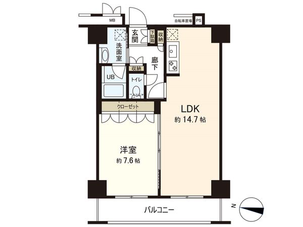 レジデンス仙台駅東 間取図