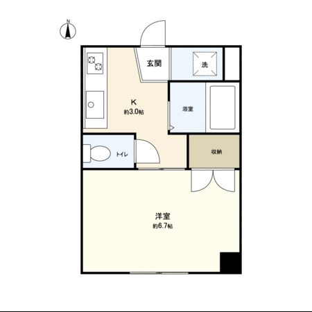 コーポ渡辺 間取り