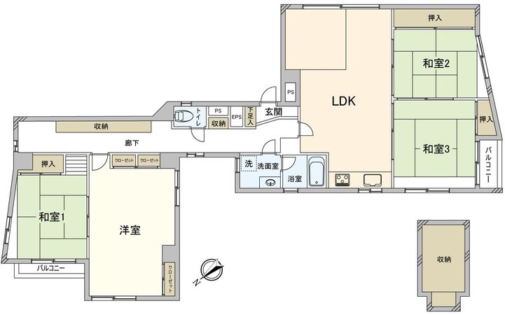 照井ビル 間取図