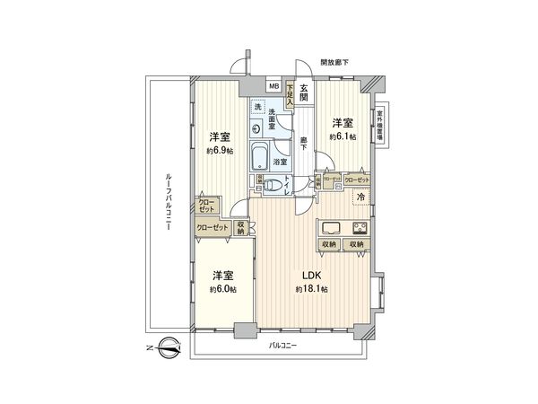 セレナハイム小石川西館 間取