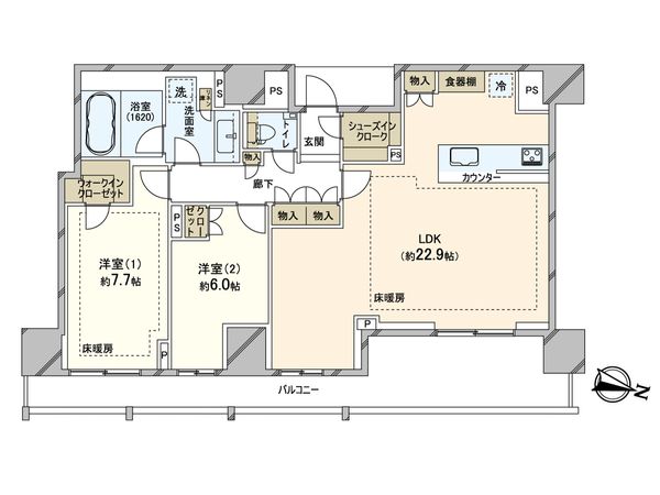 ブランズ本郷 間取図(平面図)
