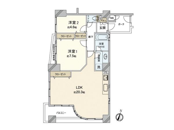 アルシオン文京小石川 間取図