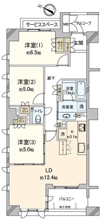 間取図(平面図)