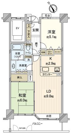 間取図(平面図)