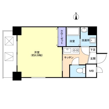 フローレンス城西 間取図