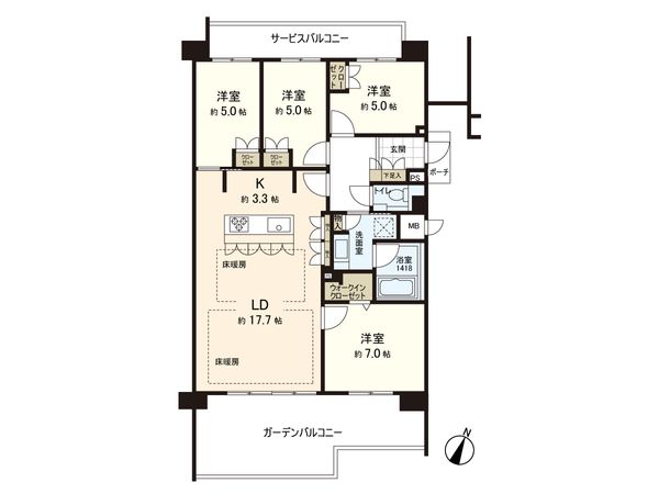 間取図(平面図)