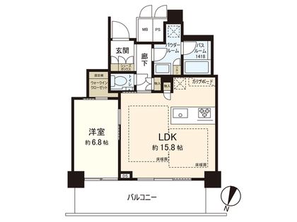 プレミスト天神赤坂タワー 間取図