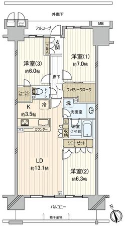 間取図(平面図)