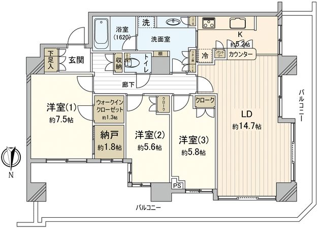 間取図(平面図)