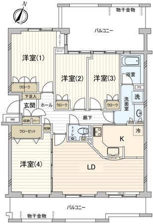 パティオス3番街 間取図