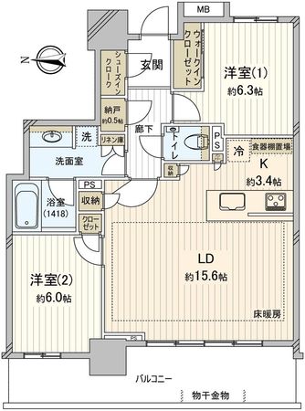 幕張ベイパーククロスタワー&レジデンス 間取図