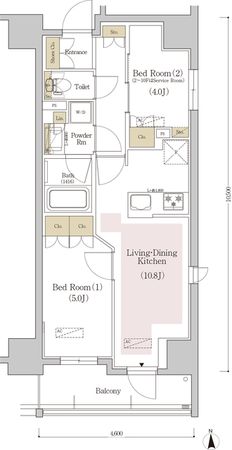 アーバネックス銀座東III 間取図(平面図)