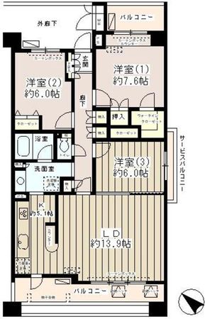 間取図(平面図)