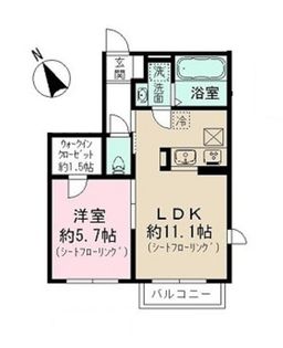 アル・ソーレ 間取図(平面図)