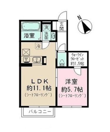 アル・ソーレ 間取図(平面図)