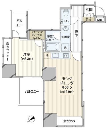 グランドターミナルタワー本八幡 間取図