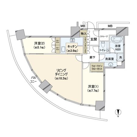 M.M.TOWERS FORESISーR棟 間取図