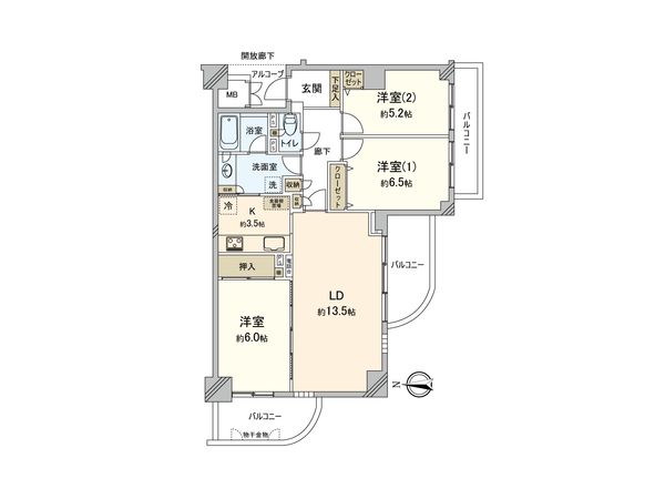 パークハウス南の街 間取図