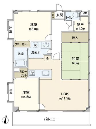 プラネット五基 間取図