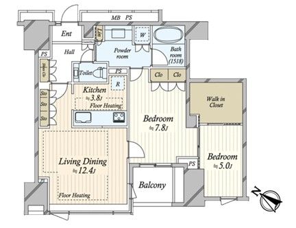 フォルム内藤町 間取図