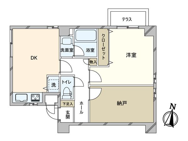 千光前ハイム 間取図