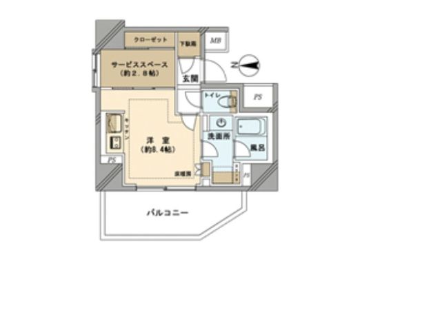 ザ・パークハウス新宿柏木 間取図